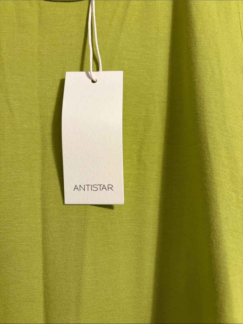 Sleeveless Lime Midi Dress with Side Ruching Detail by antistar - Picture 3 of 6